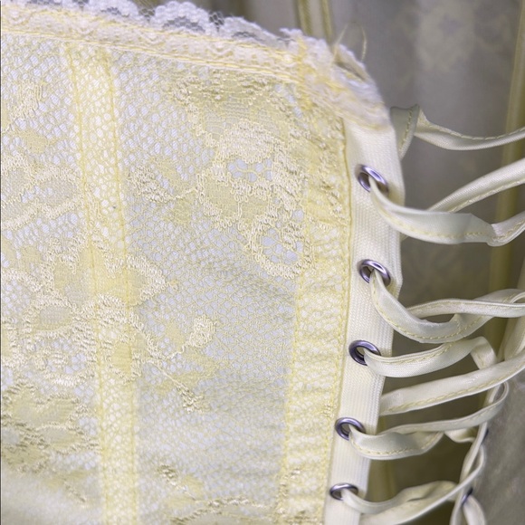 Frederick's of Hollywood Yellow Lace Camisole - Picture 5 of 7